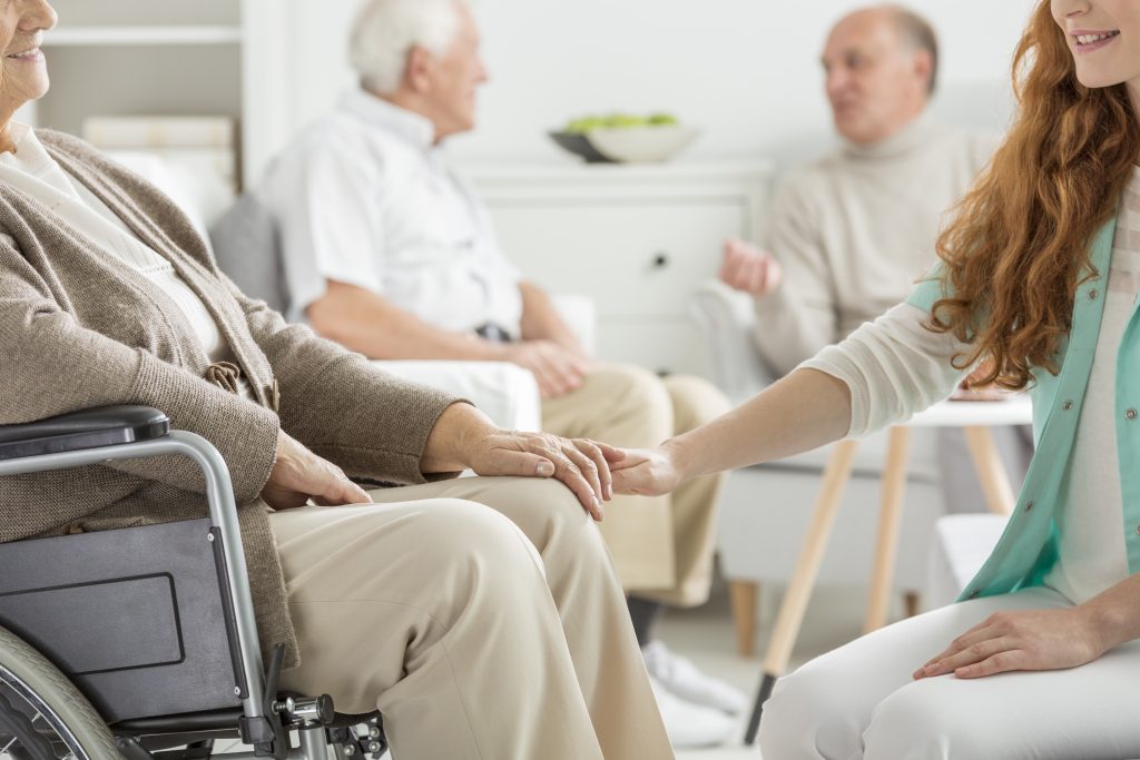 Nurse,Supporting,The,Charge,At,Nursing,Home
